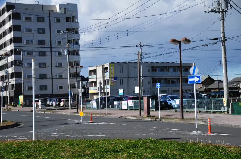 駅から見たクリニック